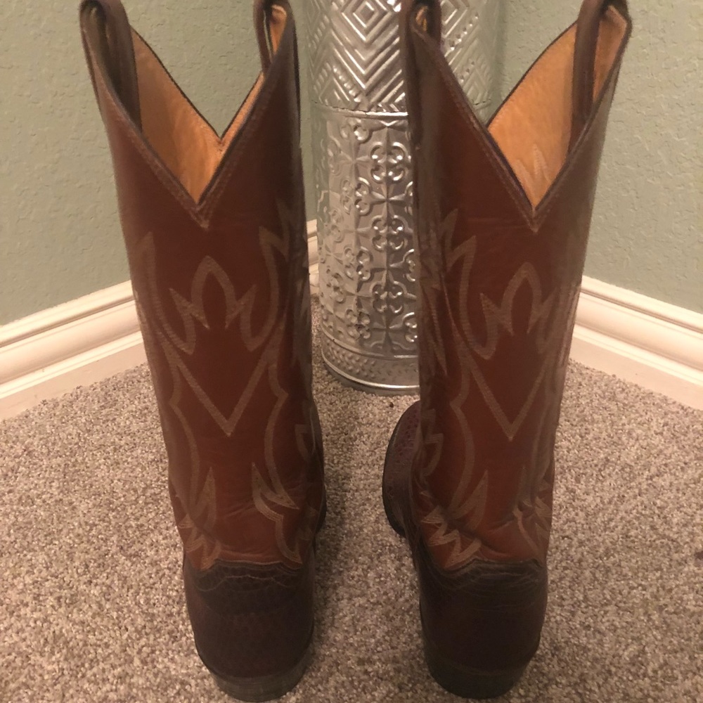 Women’s Justin Leather Boots- s7 - Picture 2 of 5